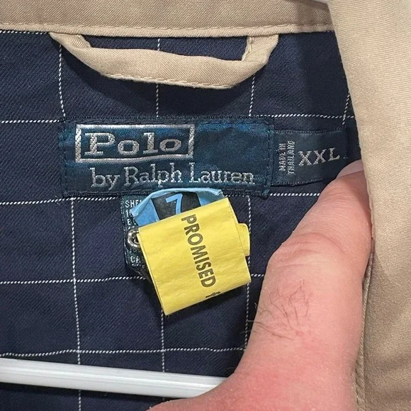 Polo Ralph Lauren Men's Tan Harrington Jacket Full Zip Embroidered Pony 2XL - Picture 3 of 12